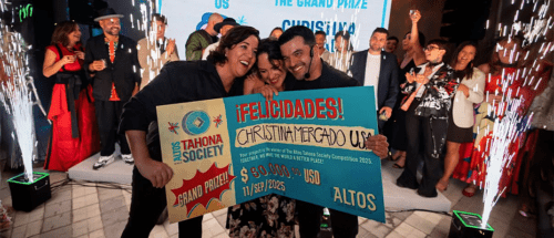 Tahona Society winner with sustainable project